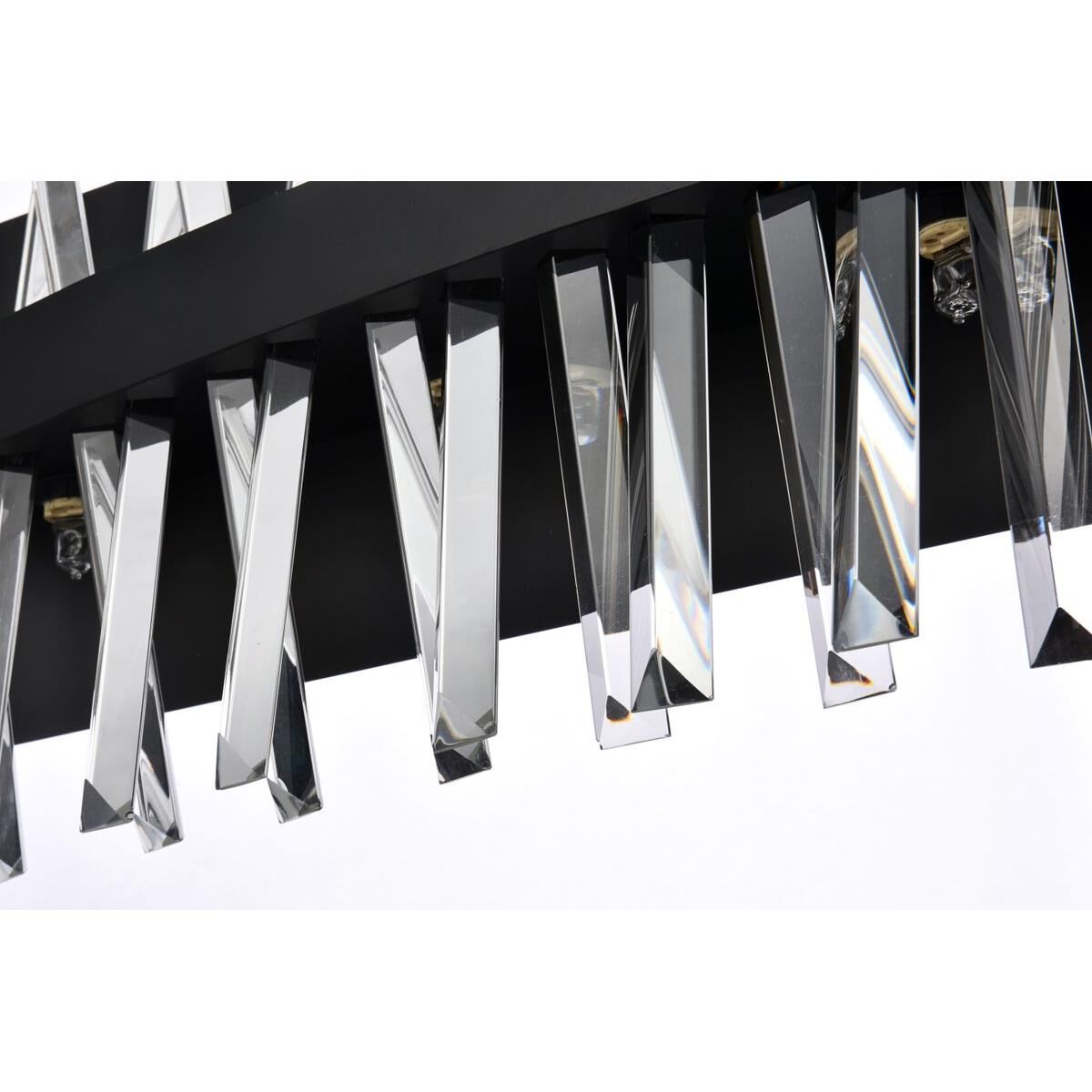 Shown in Black finish and Royal Cut crystal