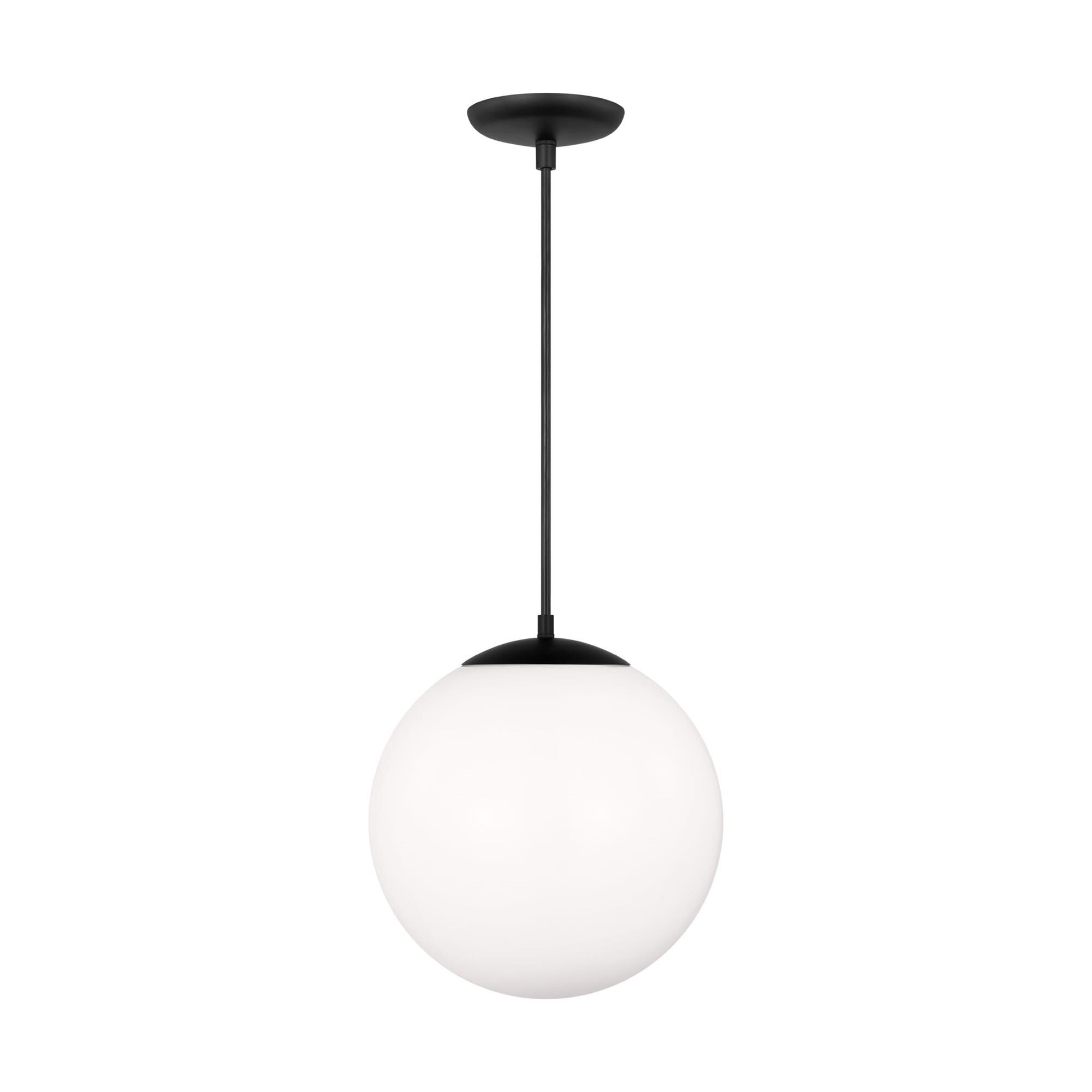 Shown in Midnight Black finish and White glass