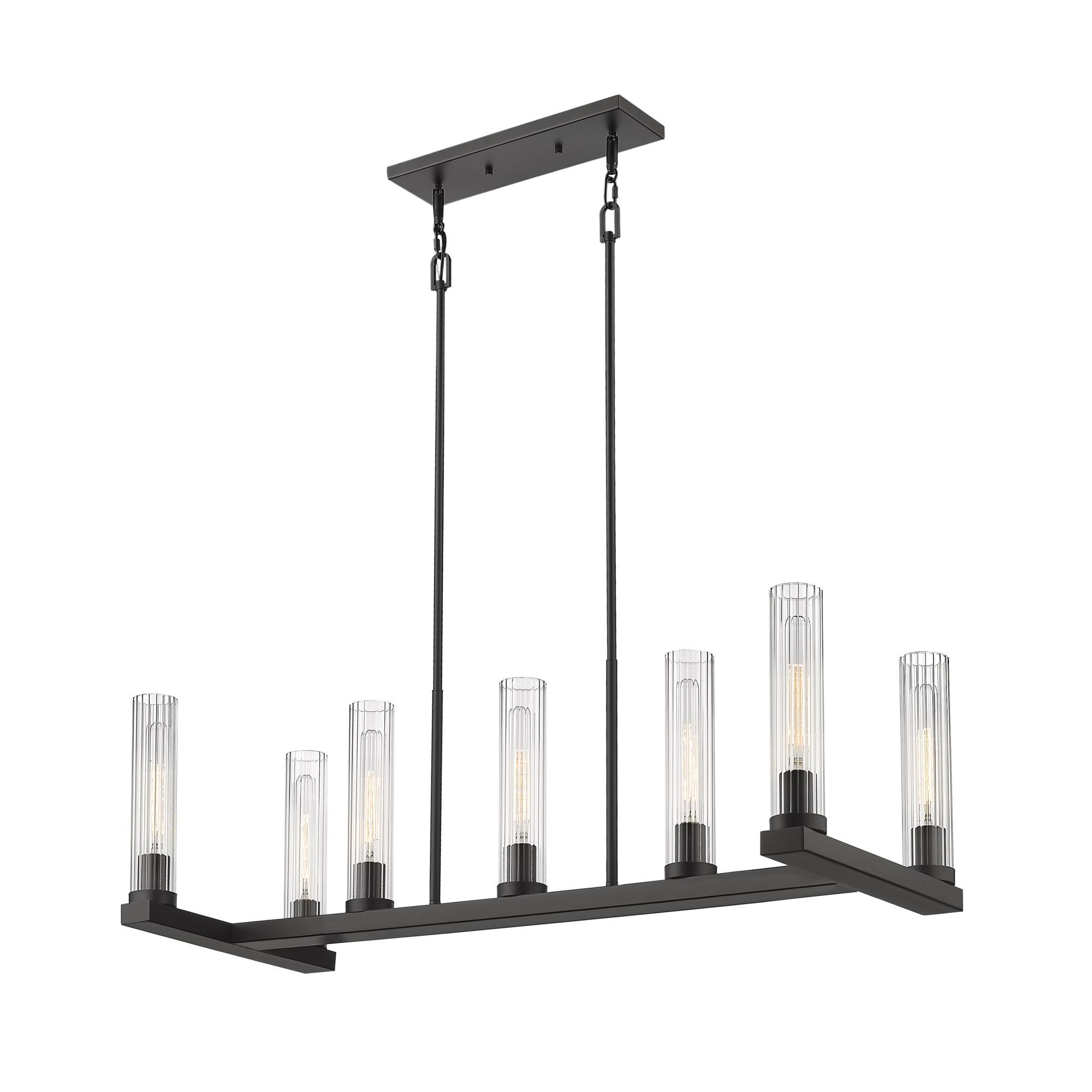 Beau 44 Inch 7 Light Linear Suspension Light by Z-Lite - Clearance