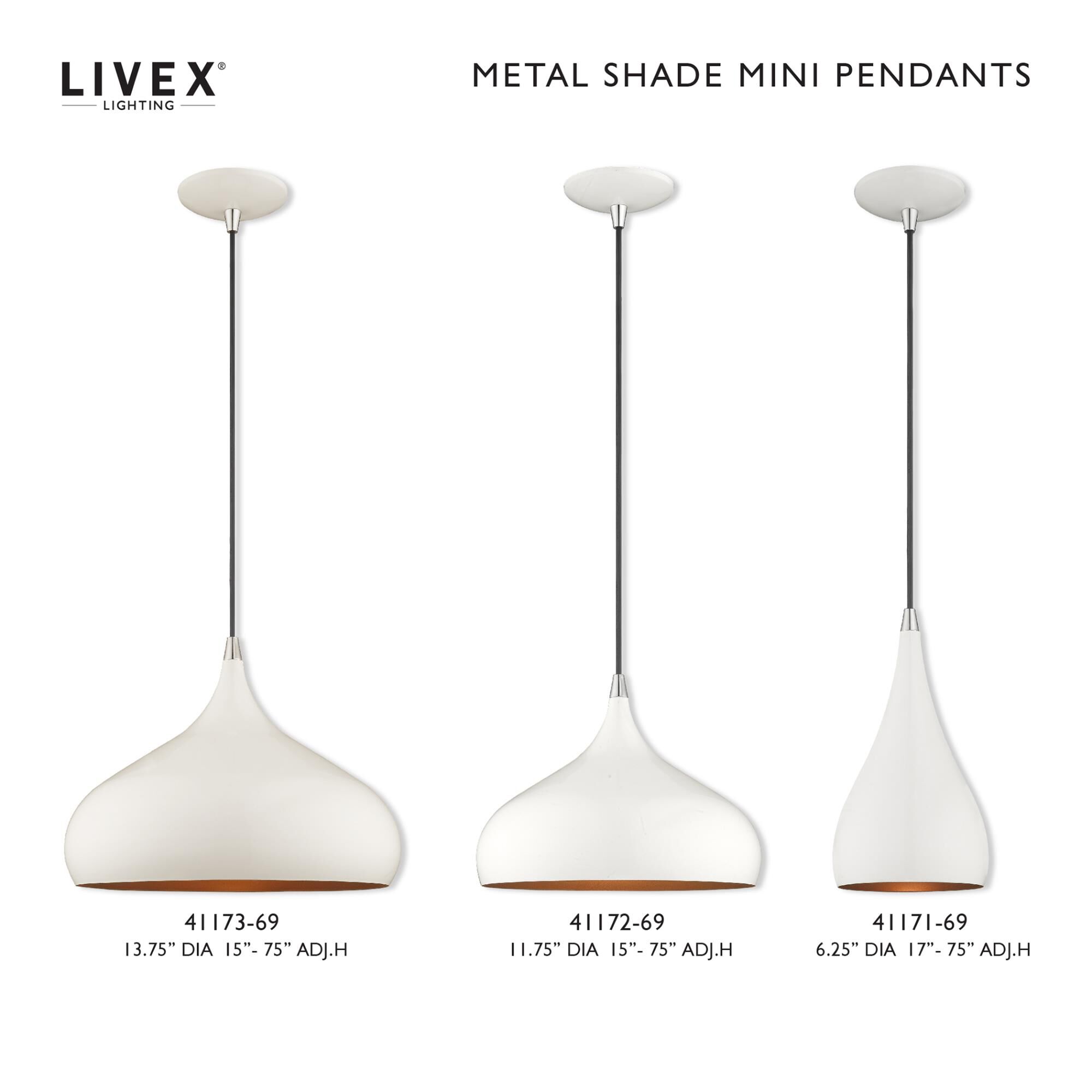 Mini Pendant by Livex Lighting