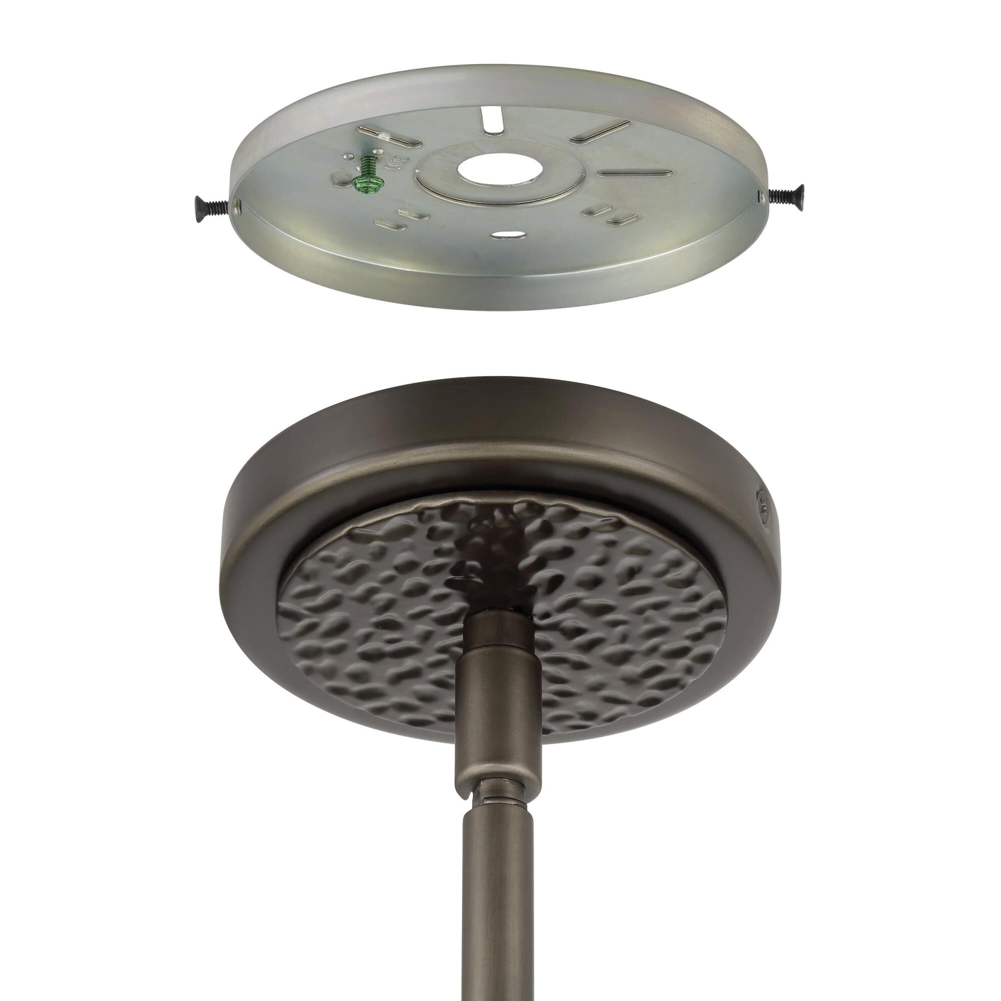 Shown in Forged Bronze finish and Natural shade