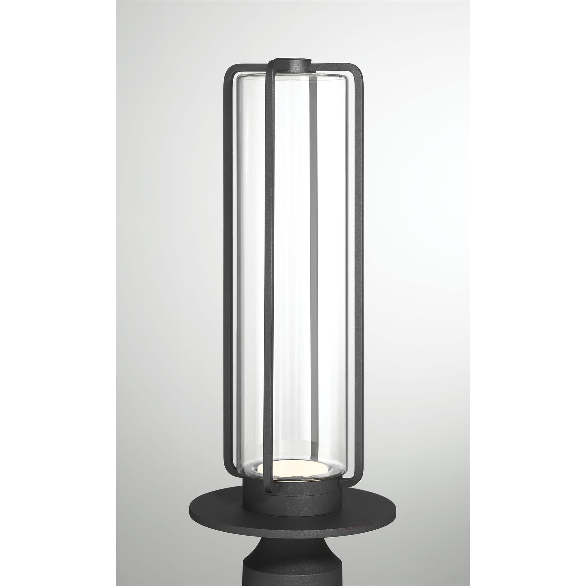 Shown in Sand Black finish and Clear glass