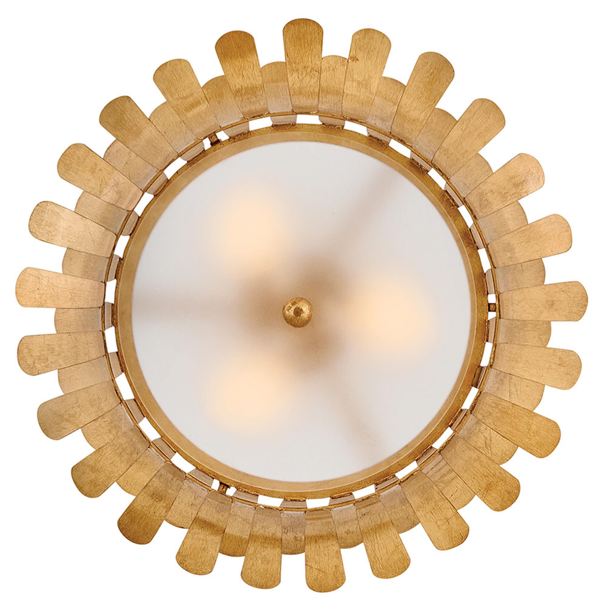 Reina 20 Inch 3 Light Semi Flush Mount,