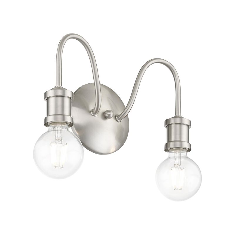Lansdale 13 Inch 2 Light Bath Vanity Light by Livex Lighting