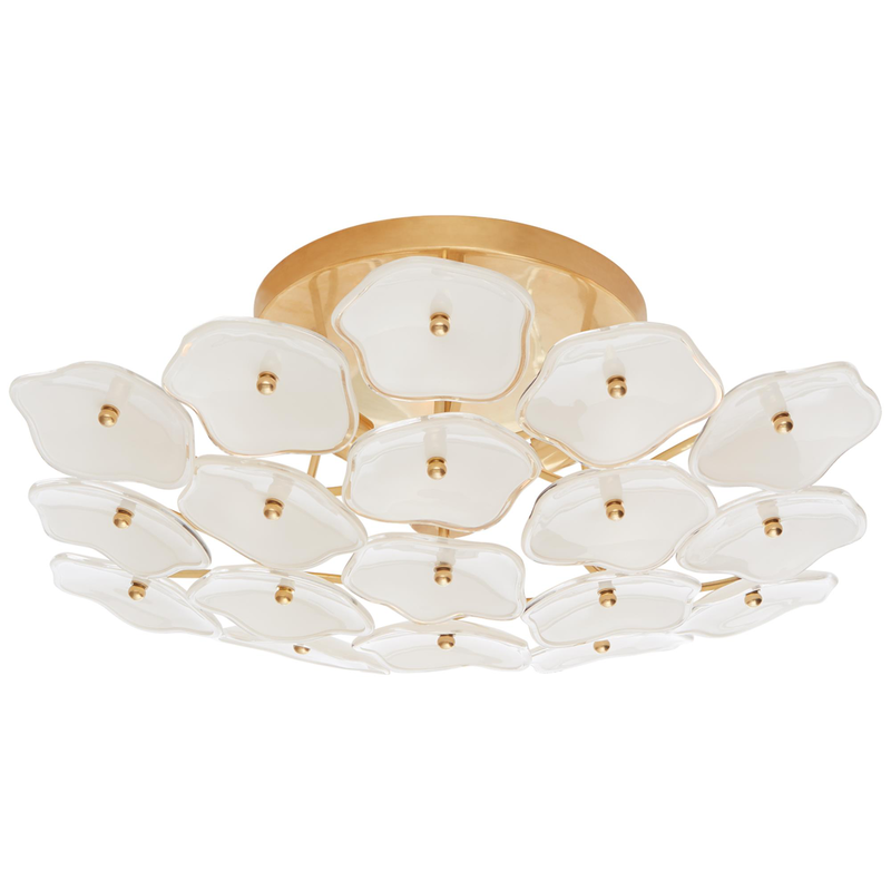 kate spade new york Leighton 20 Inch 3 Light Flush Mount by Visual Comfort Signature Collection