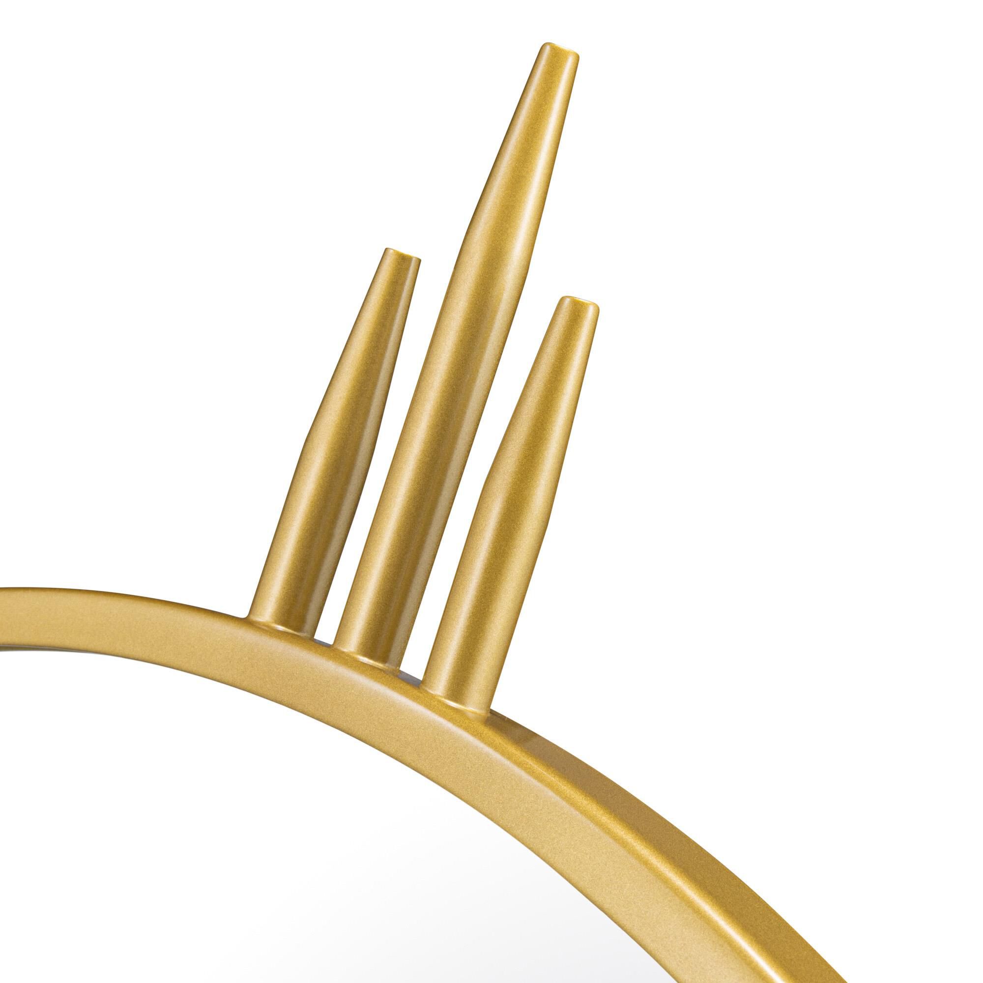 Shown in Gold finish