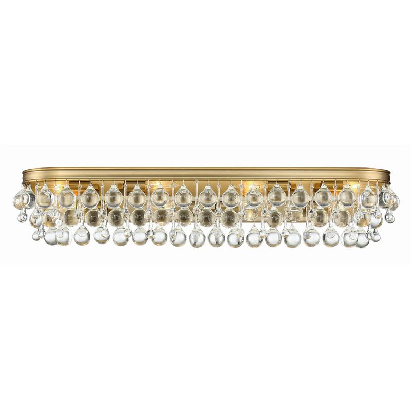 Calypso 33 Inch 8 Light Bath Vanity Light by Crystorama