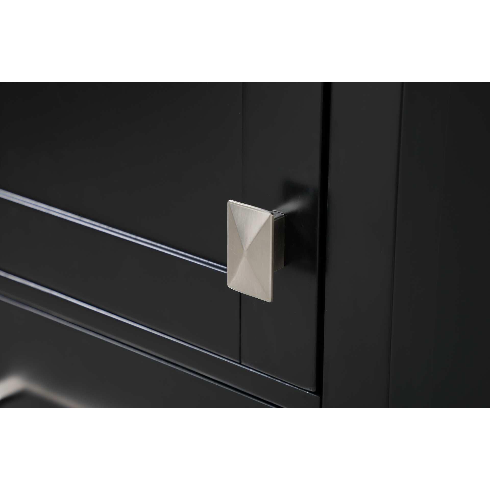 Shown in Black finish