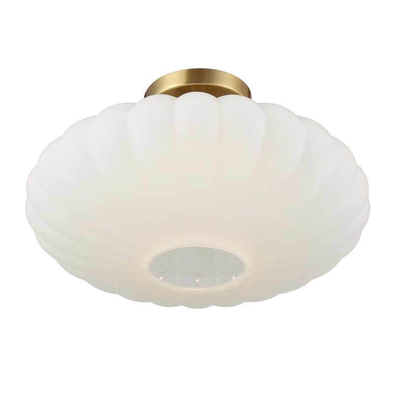 18 Inch Semi Flush Mount by Meridian Lighting
