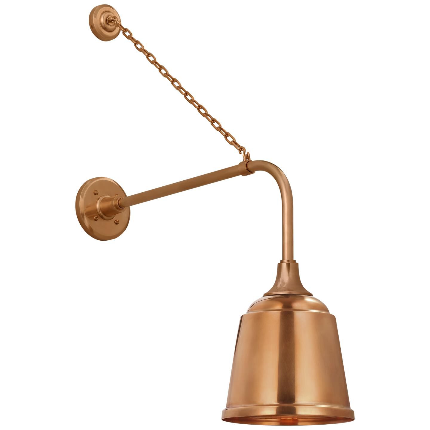 Shown in Soft Copper finish and Copper shade