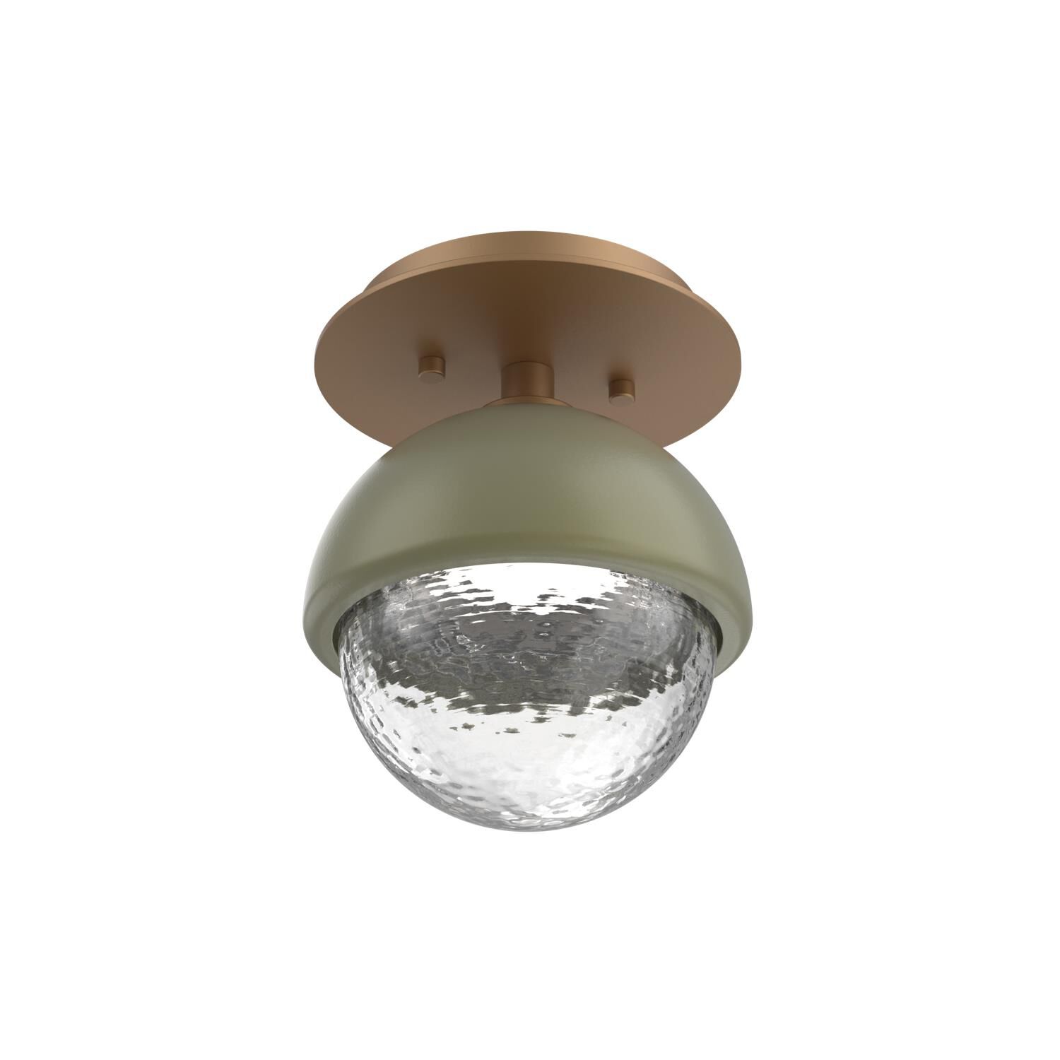 Levi Wilson Cabochon 6 Inch Flush Mount by Hammerton Studio