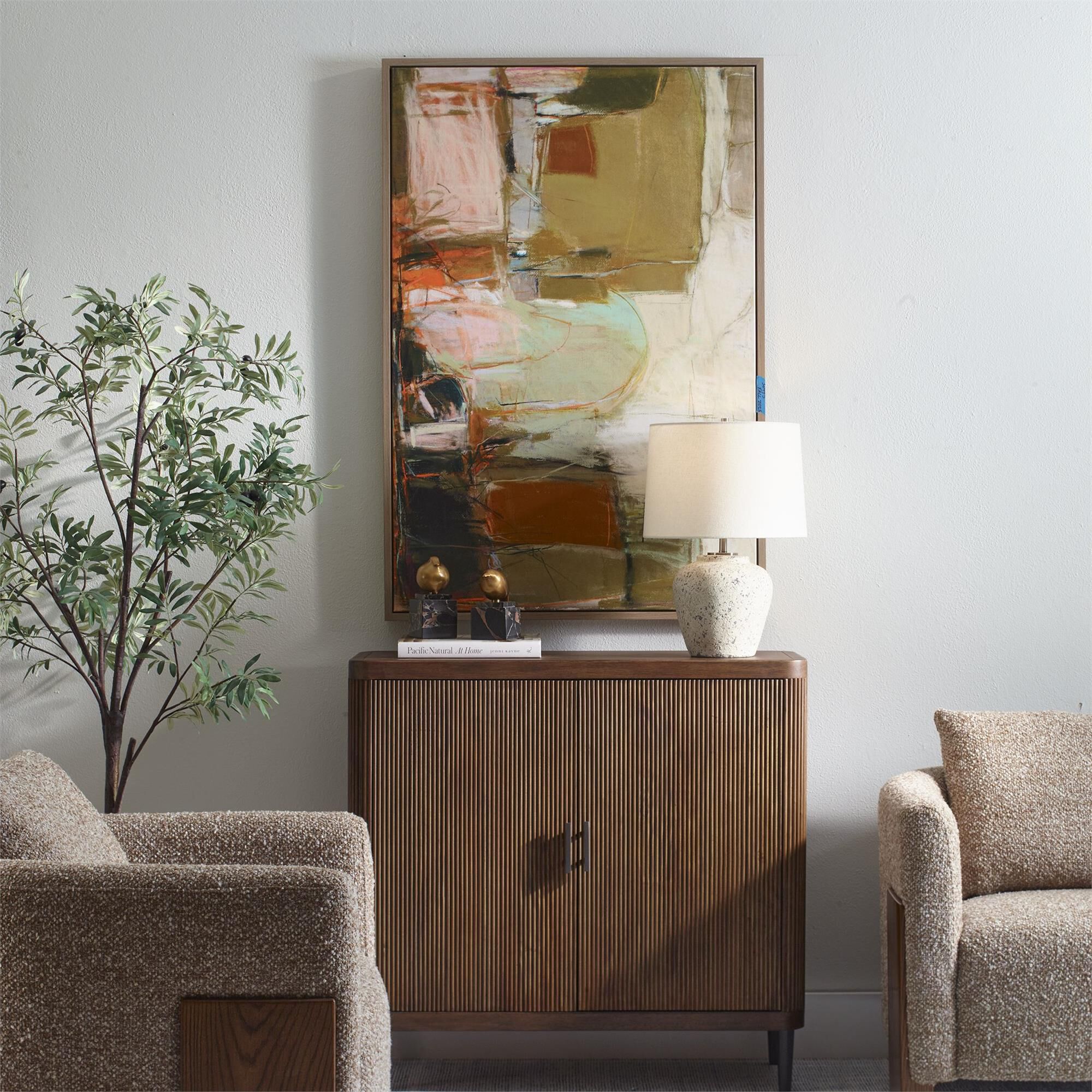 Uttermost Palace Walls Framed Abstract Art Painting by Uttermost