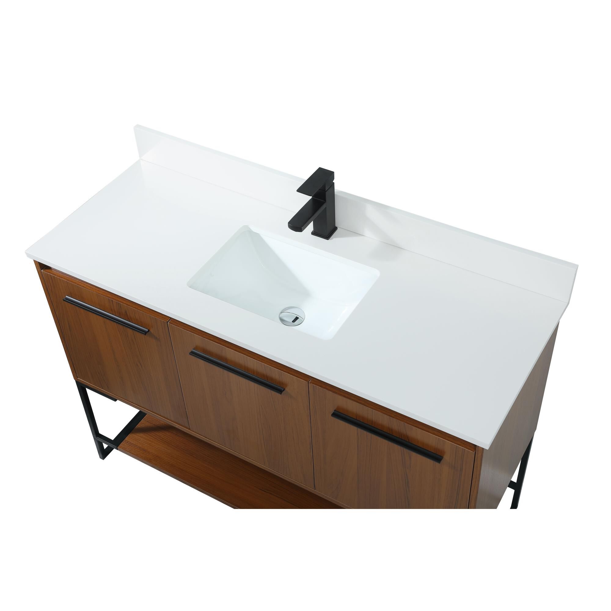 Shown in Teak finish