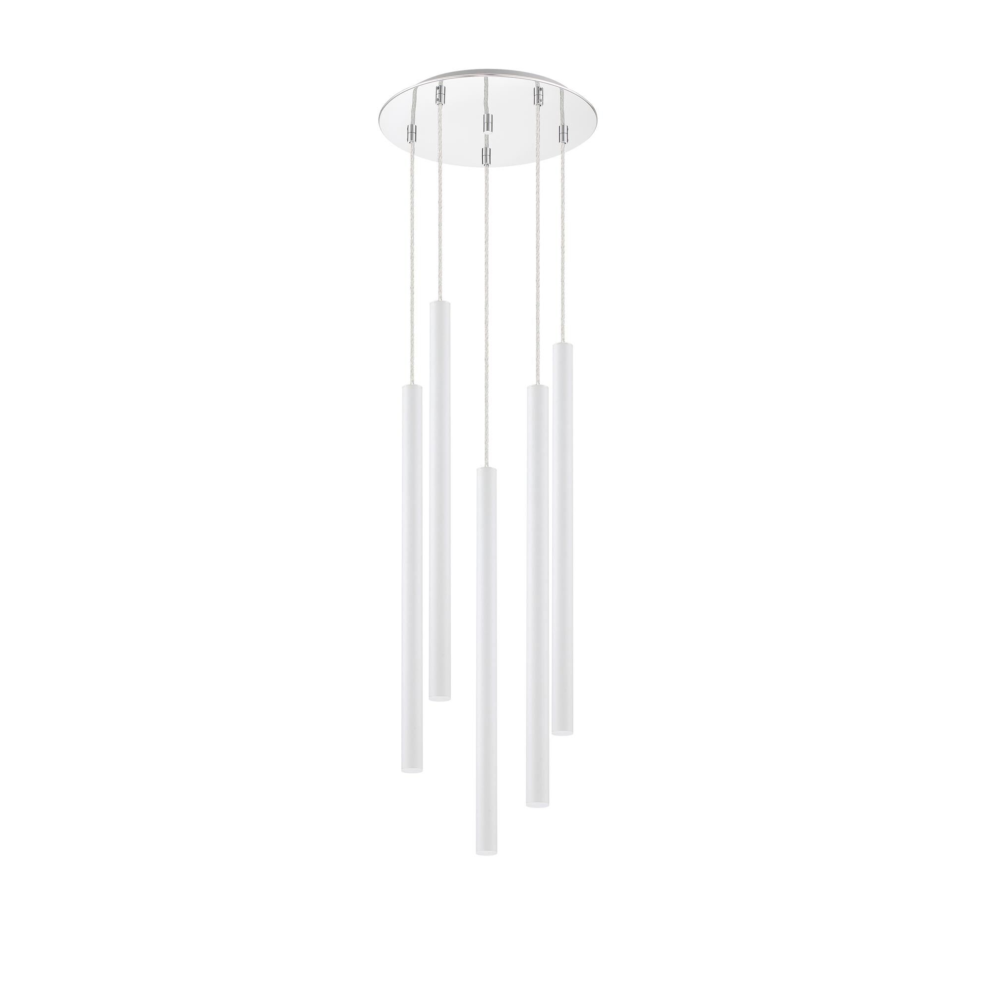Forest 13 Inch 5 Light LED Multi Light Pendant by Z-Lite