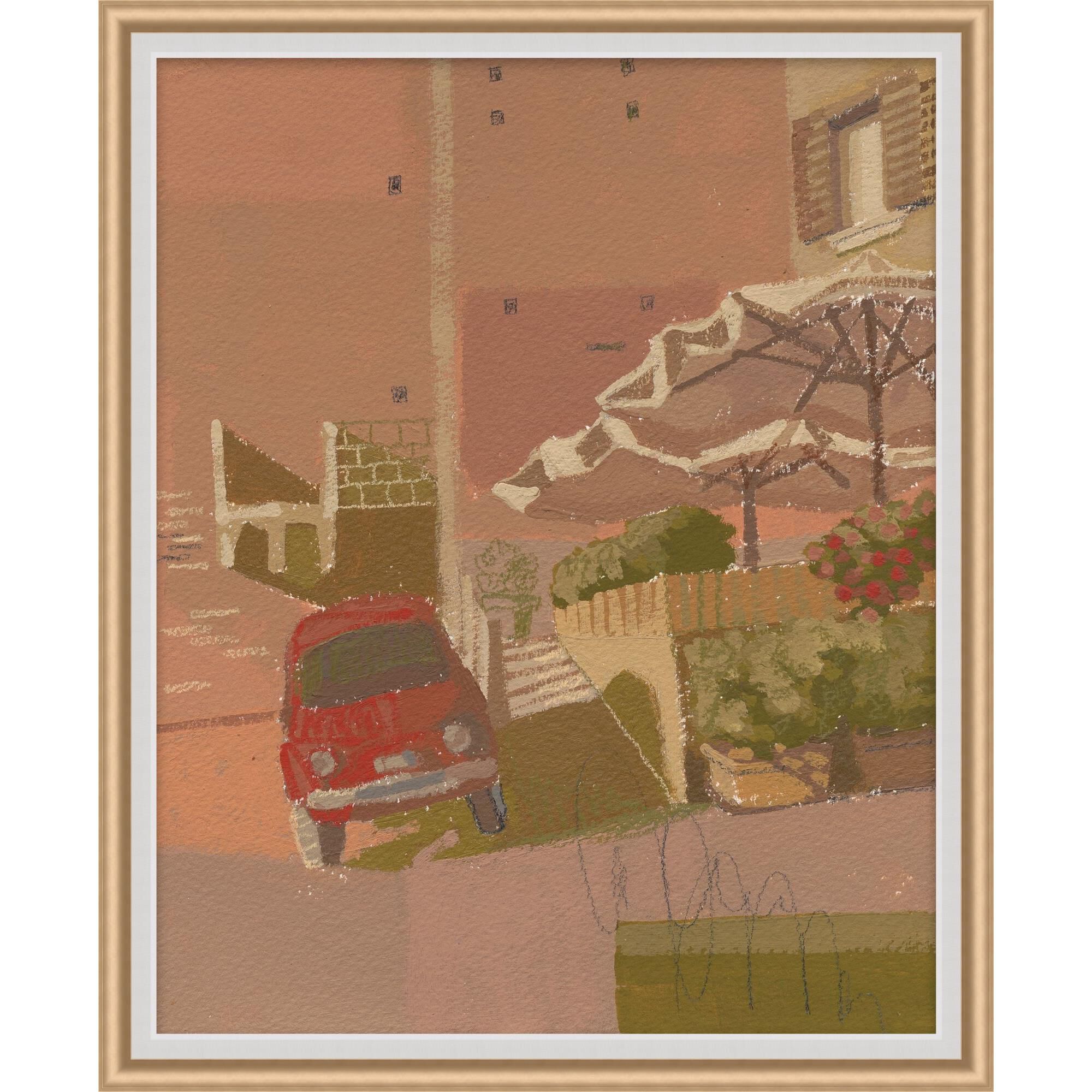 Shown in Brown and Gold finish