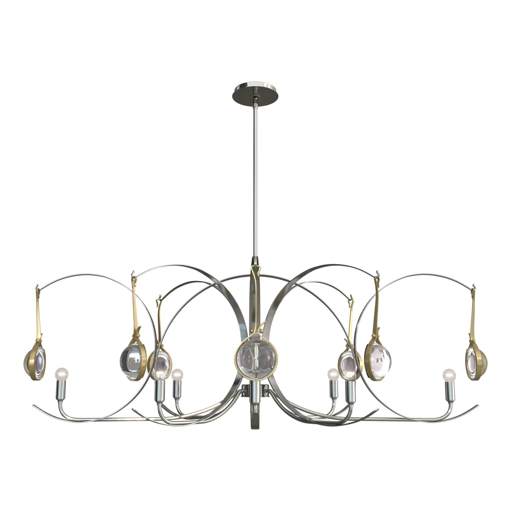 Optic 51 Inch Linear Suspension Light by Hubbardton Forge