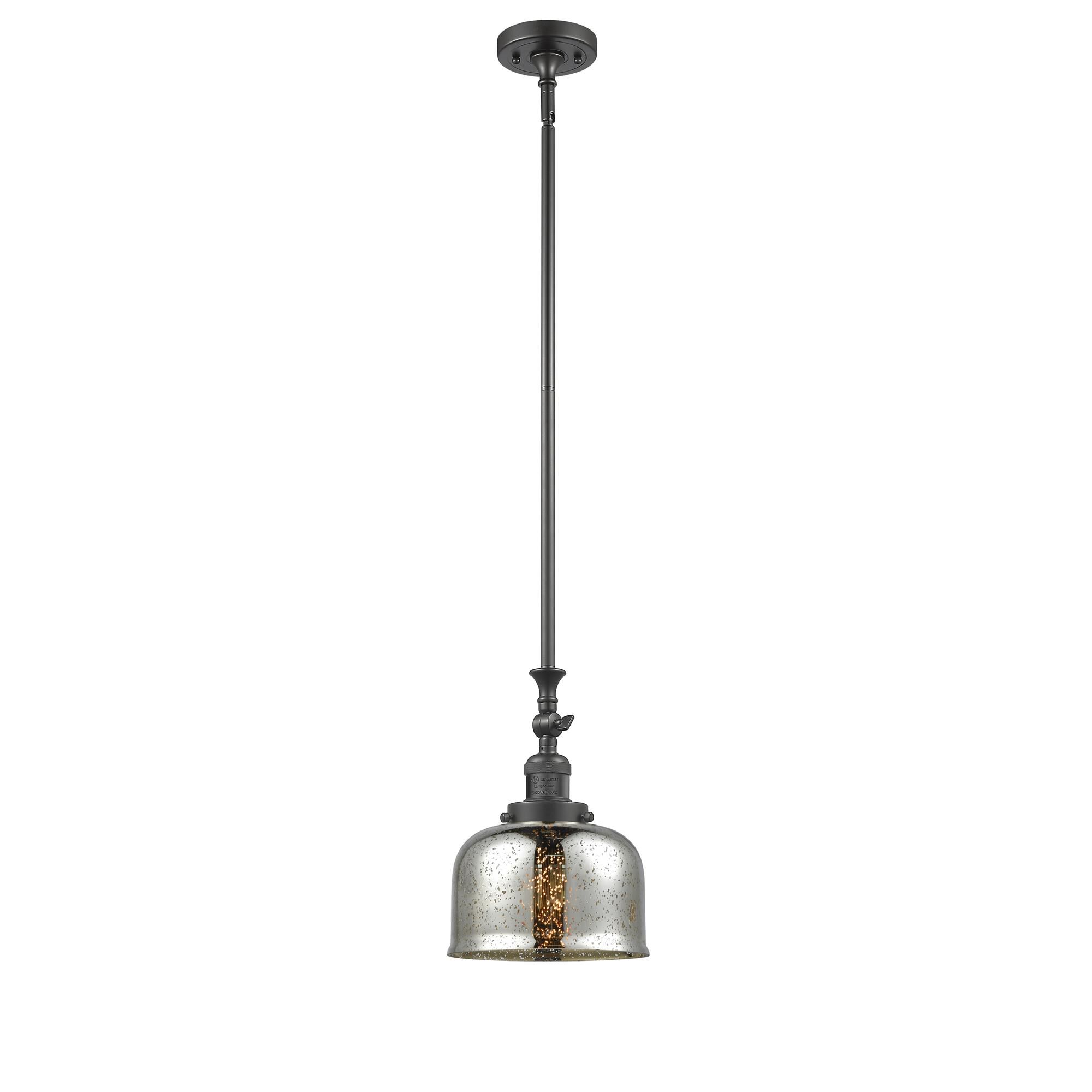 Shown in Oil Rubbed Bronze finish and Silver Mercury glass