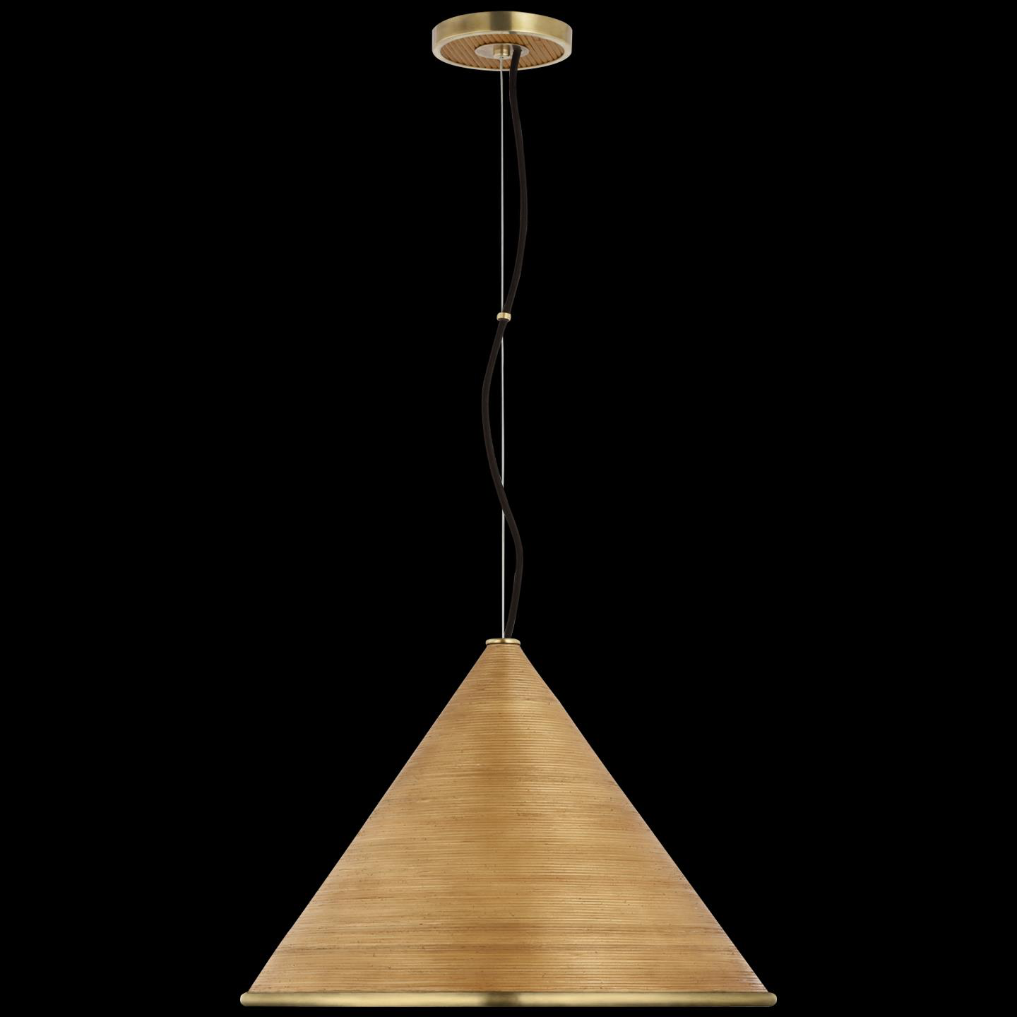 Visual Comfort Signature Collection Suzanne Kasler Reine 18 Inch LED Large Pendant
