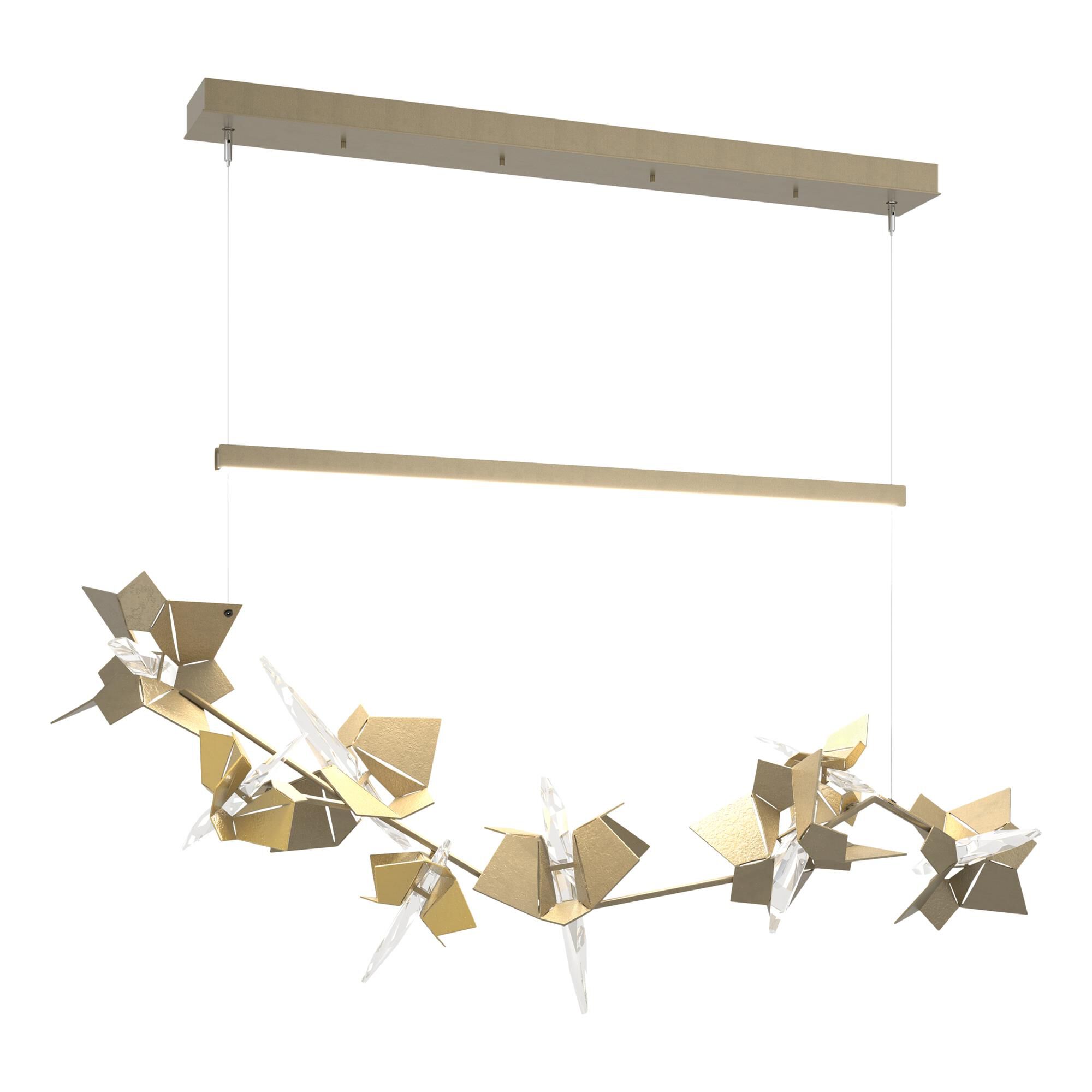 Shown in Soft Gold finish and Modern Brass (86) accent