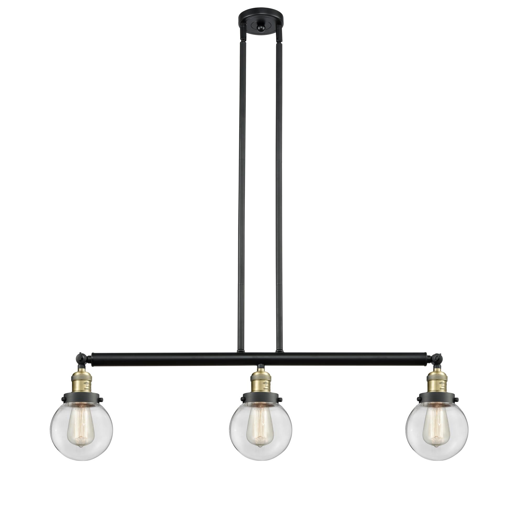 Bruno Marashlian Beacon 38 Inch 3 Light Linear Suspension Light by Innovations Lighting
