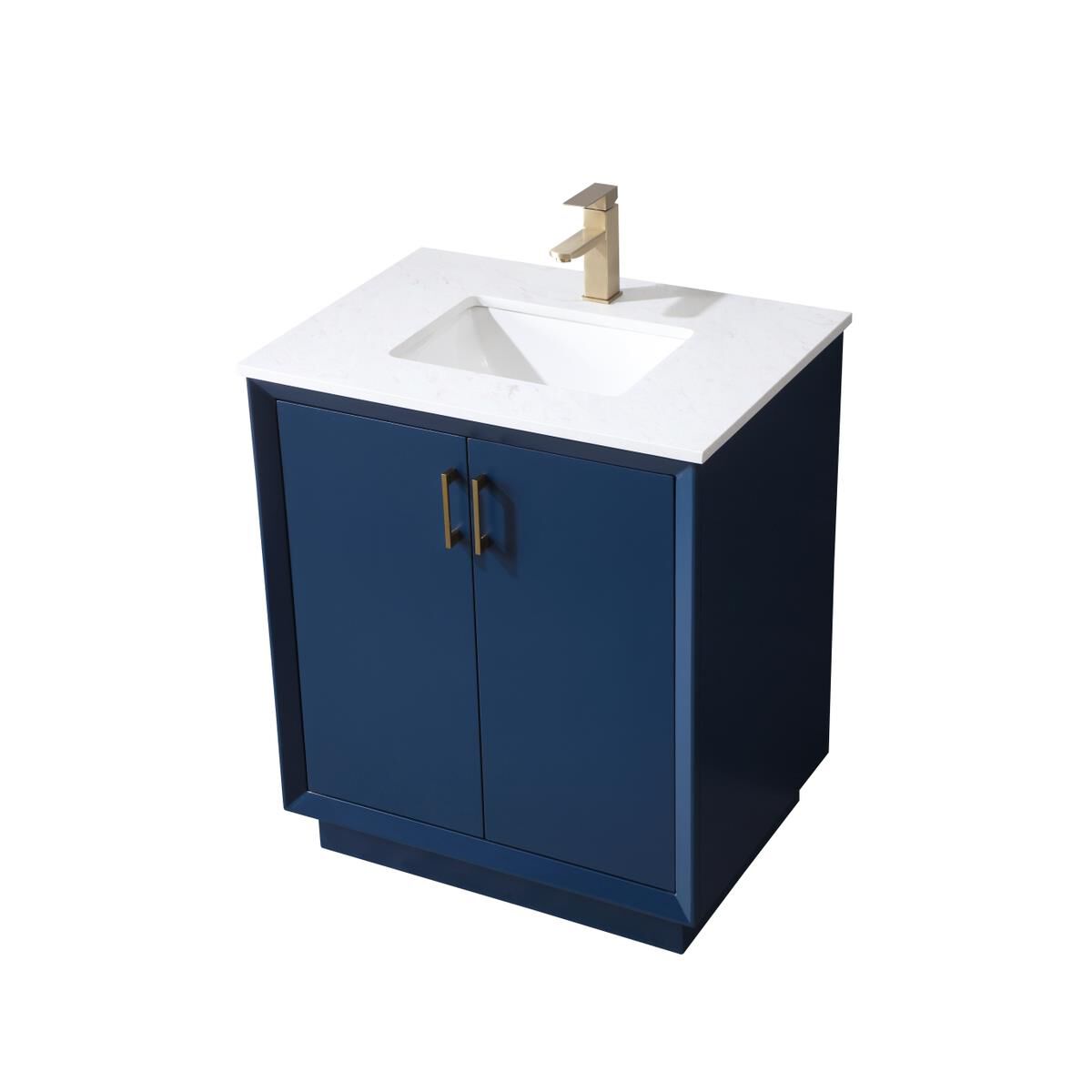 Shown in Blue finish