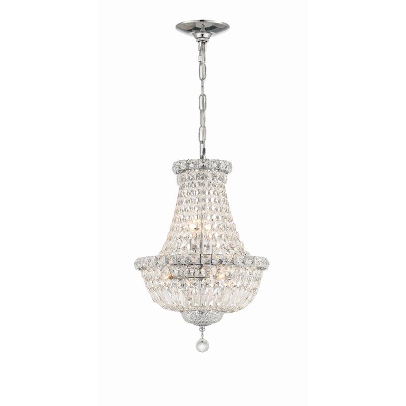 Roslyn 12 Inch Mini Chandelier by Crystorama