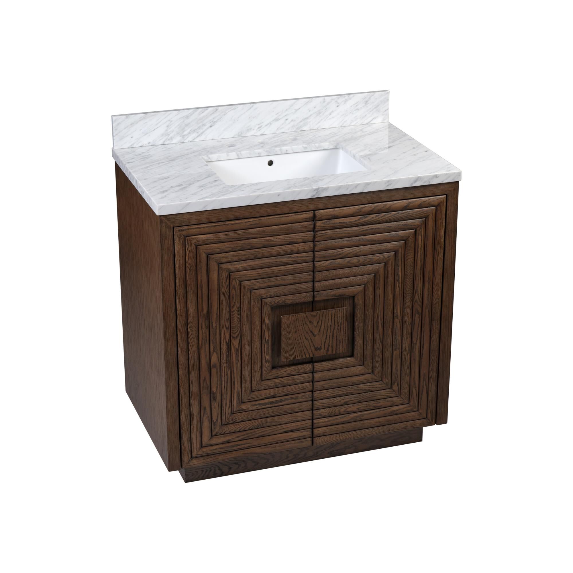 Shown in Cocoa and White finish