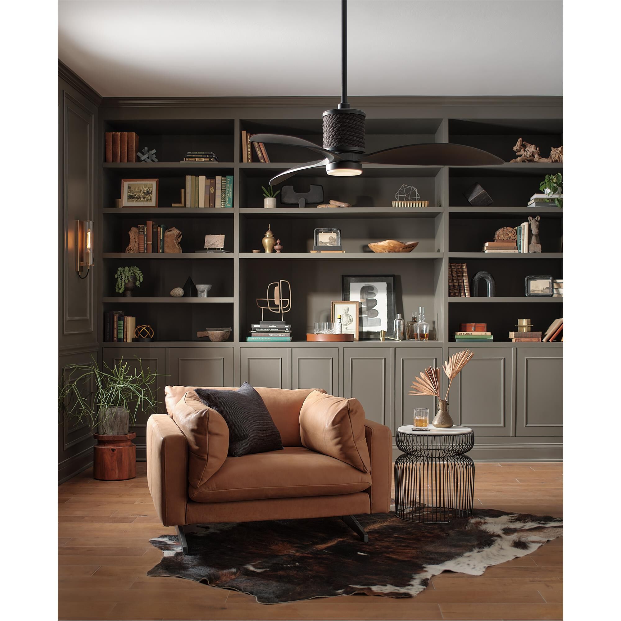 Marin 60 Inch Ceiling Fan with Light Kit,