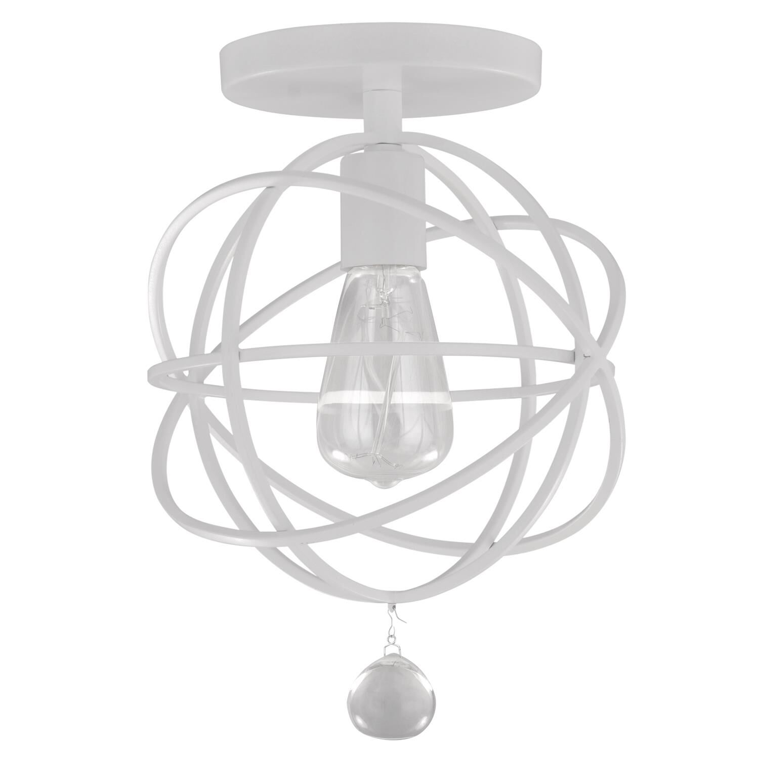 Solaris 9 Inch Semi Flush Mount by Crystorama