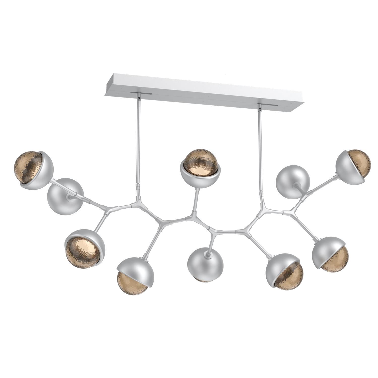 Levi Wilson Cabochon 56 Inch Linear Suspension Light by Hammerton Studio