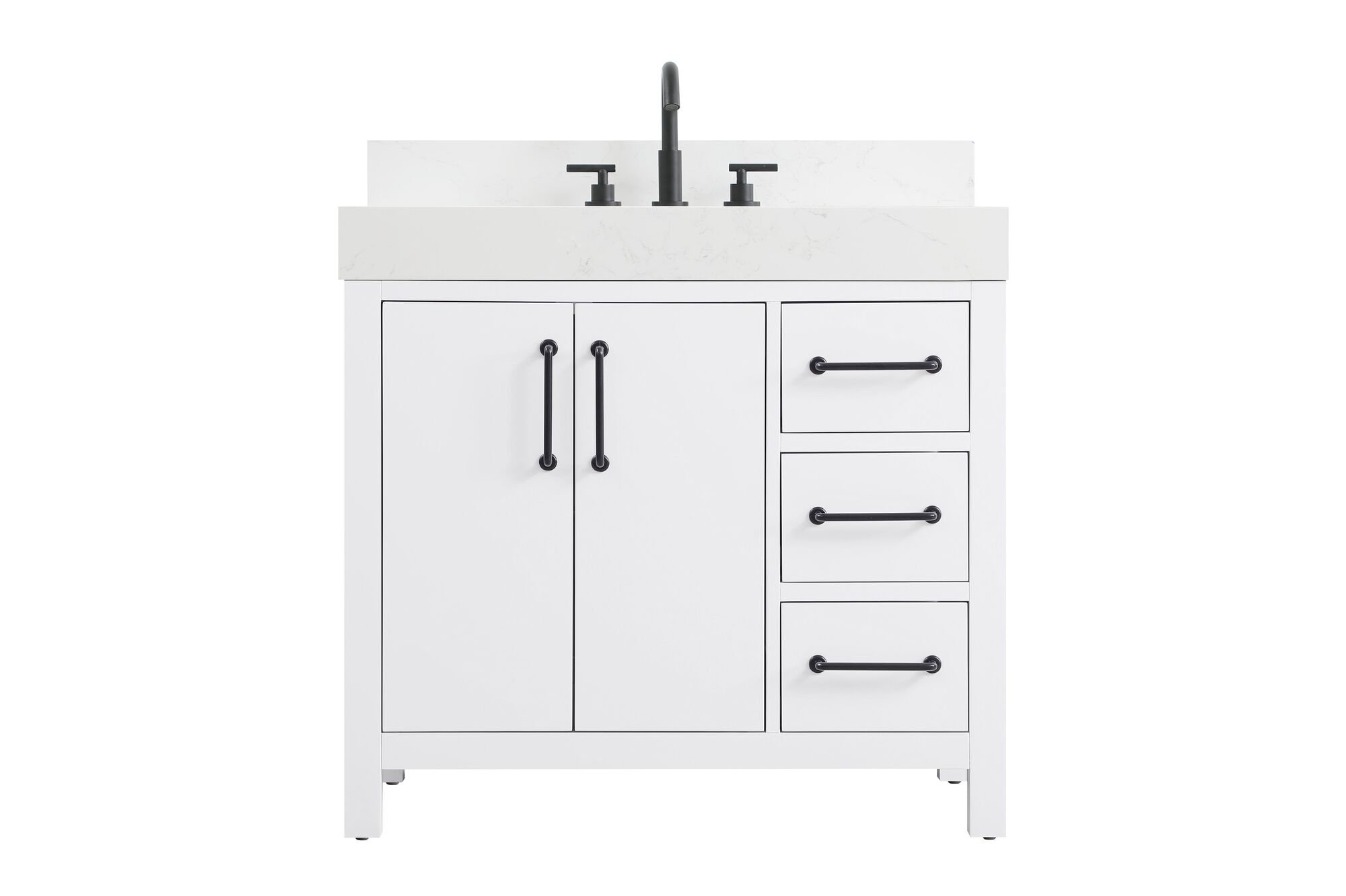 Shown in White finish