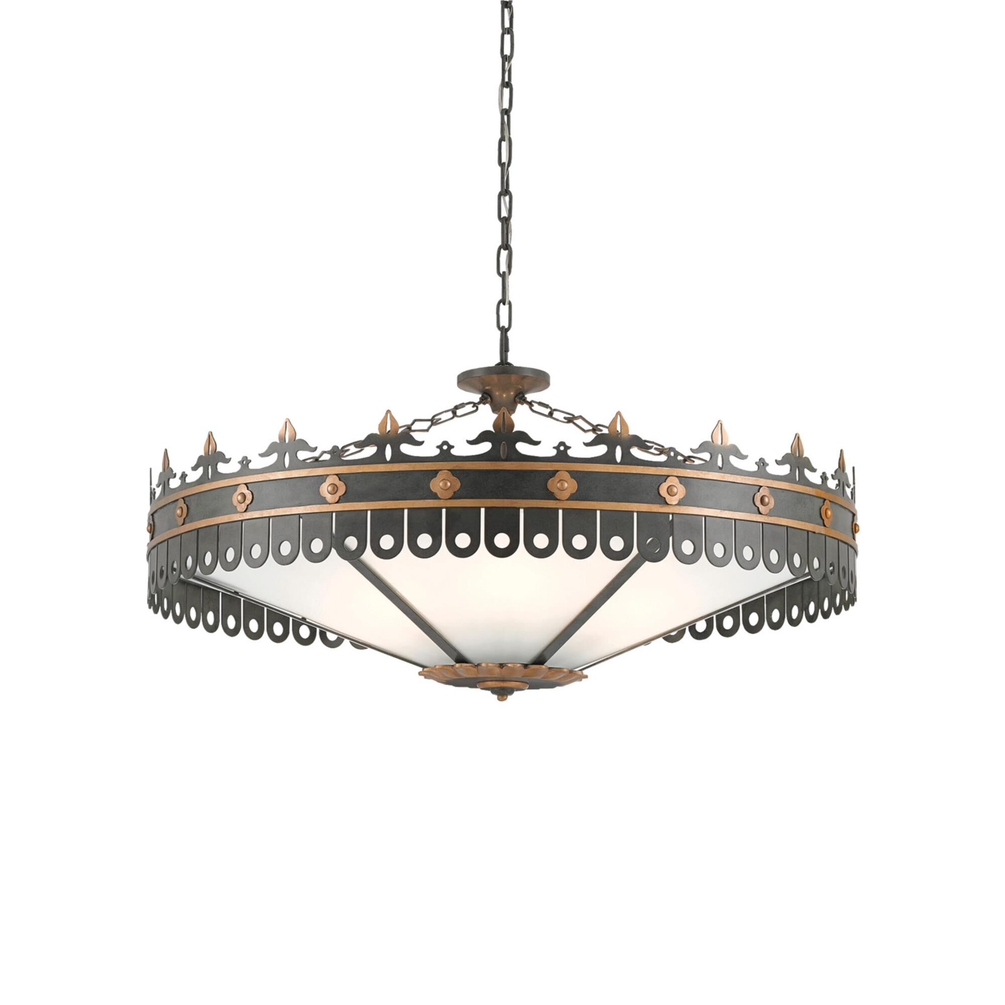 Berkeley 40 Inch 6 Light Chandelier,