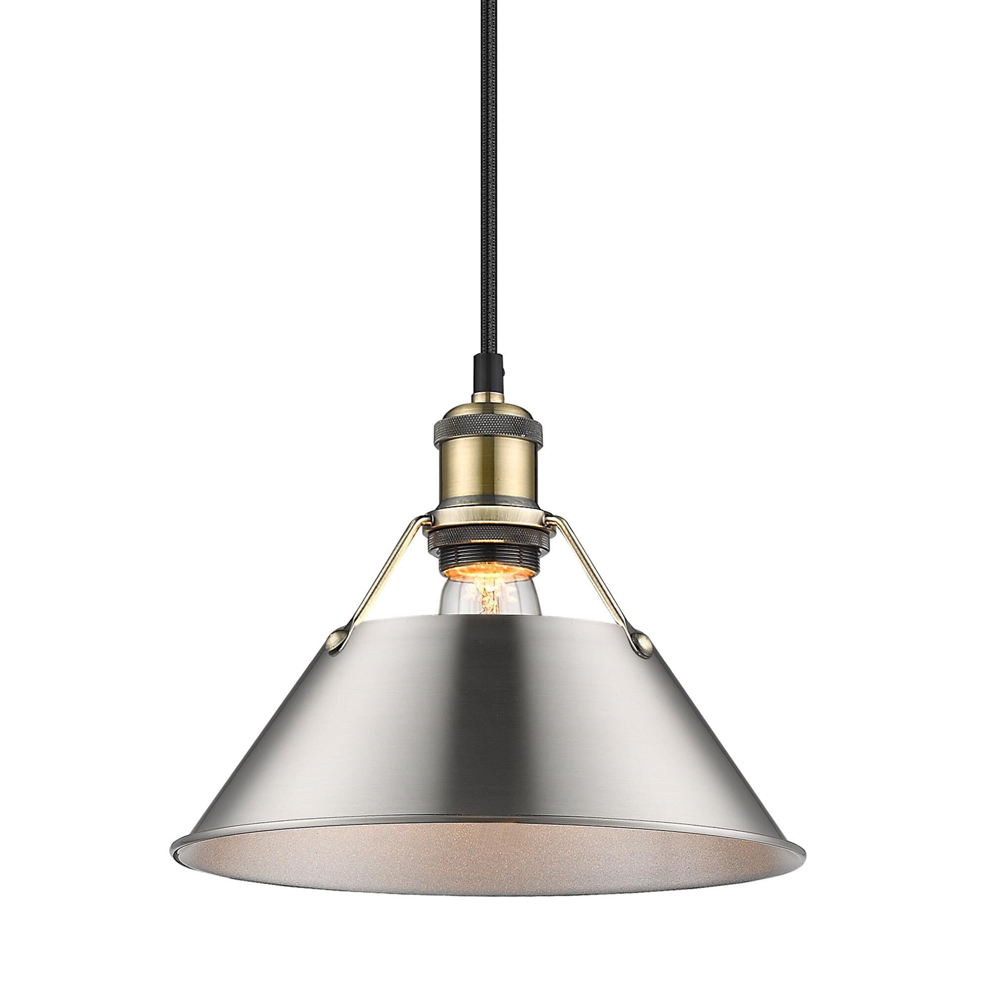 Orwell 10 Inch Mini Pendant by Golden Lighting