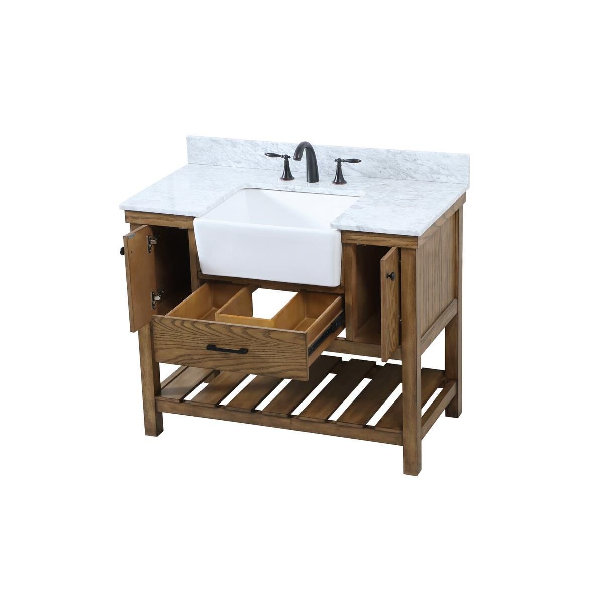 Shown in Green finish and With Backsplash accent