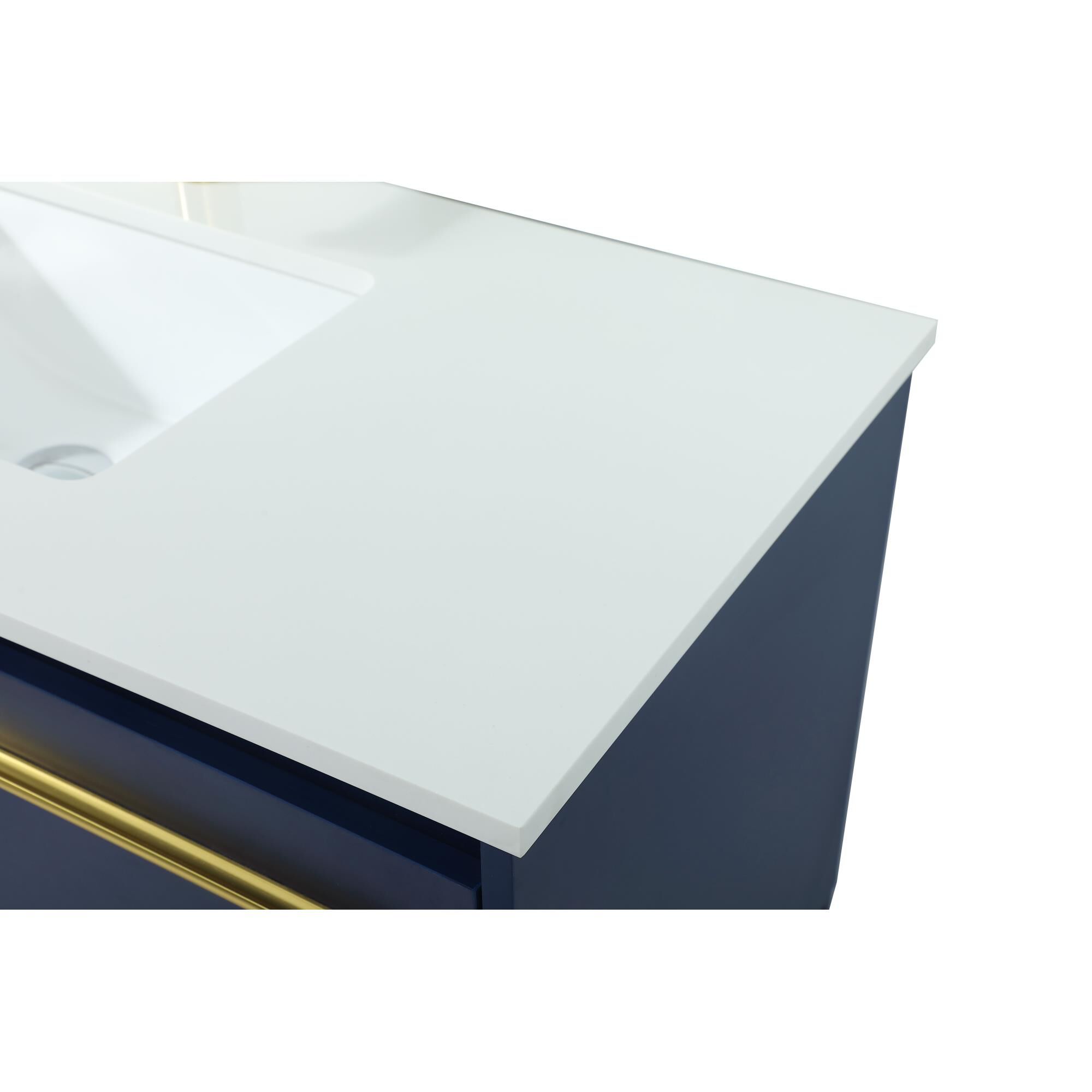 Shown in Blue finish