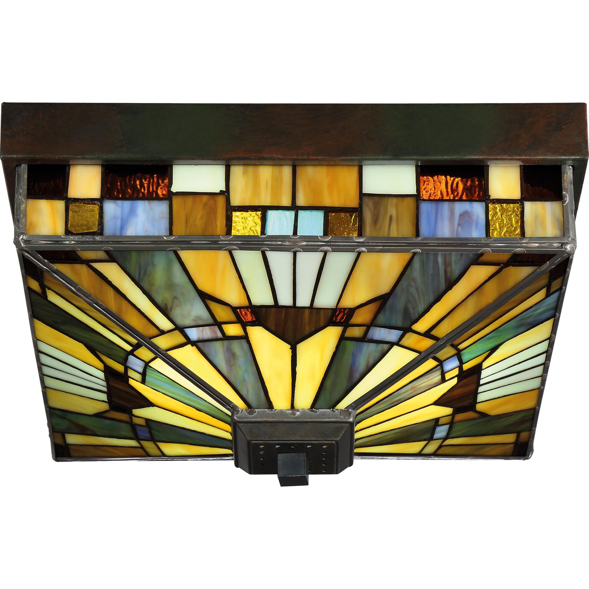 Inglenook 14 Inch 3 Light Flush Mount by Quoizel