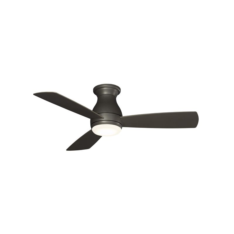 Hugh 44 Inch Flush Mount Fan with Light Kit by Fanimation