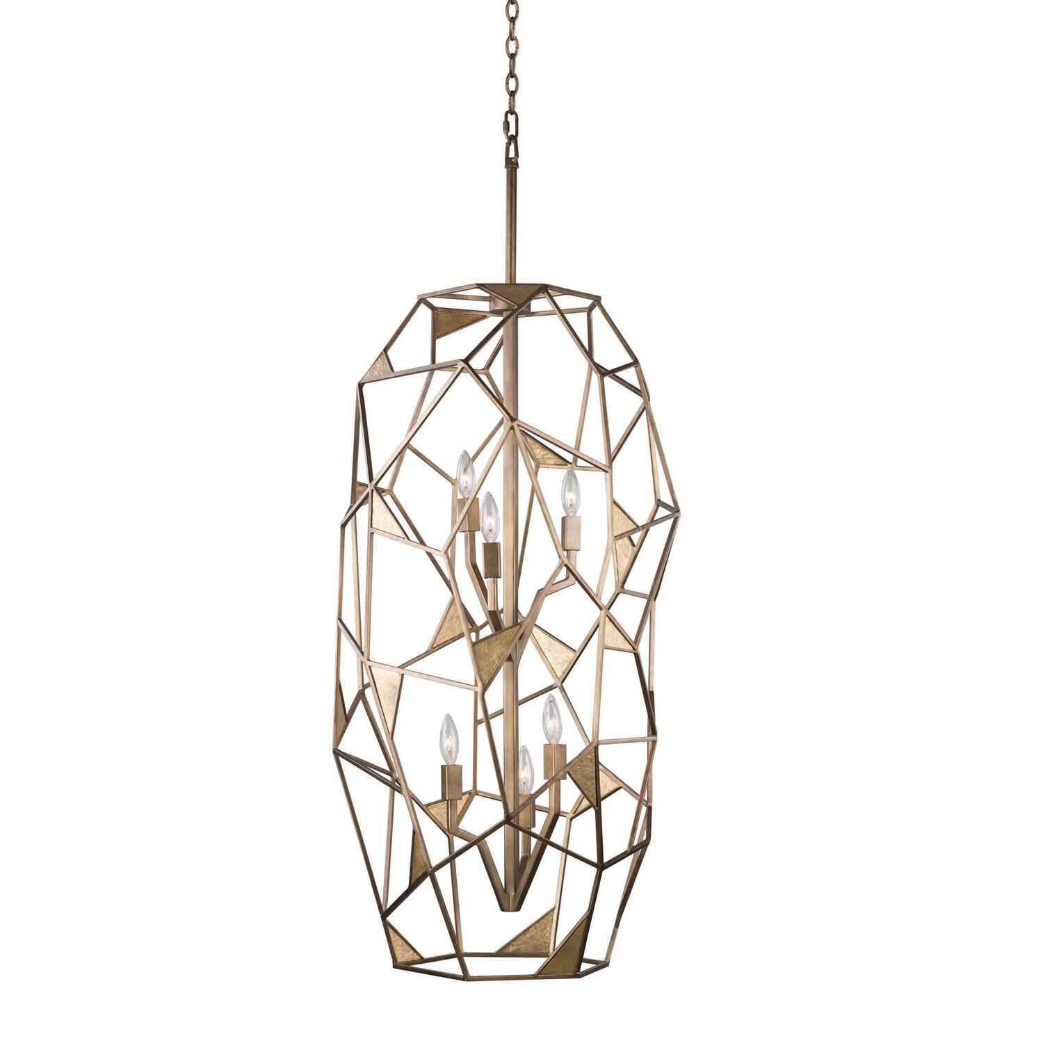 Esmeralda 20 Inch Cage Pendant by Kalco Lighting