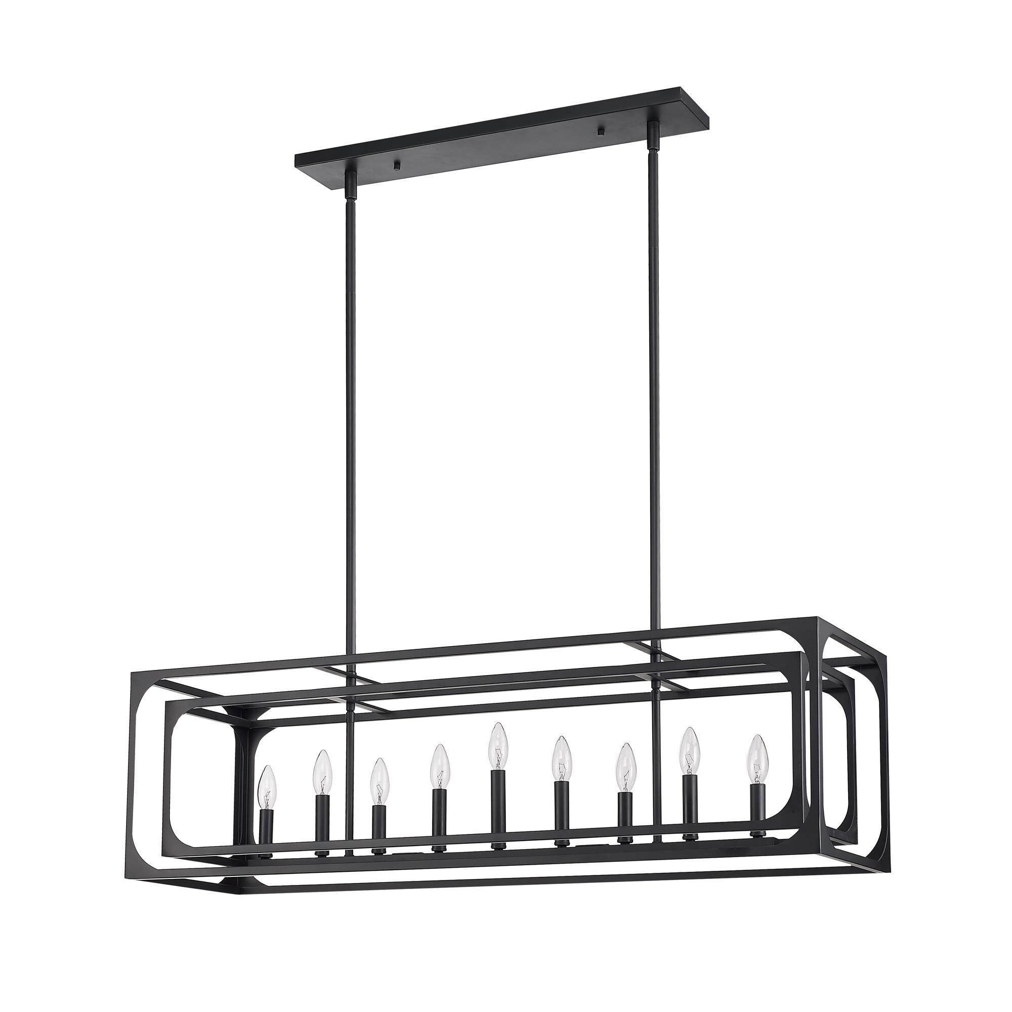 Shown in Matte Black finish and Steel shade