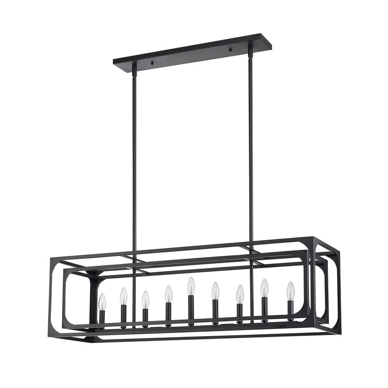 Easton 44 Inch 9 Light Linear Suspension Light by Z-Lite