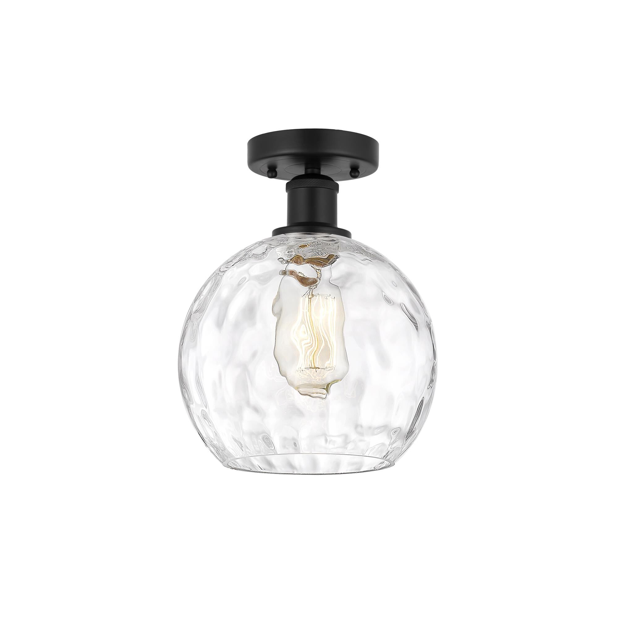 Shown in Matte Black finish and Clear Water glass