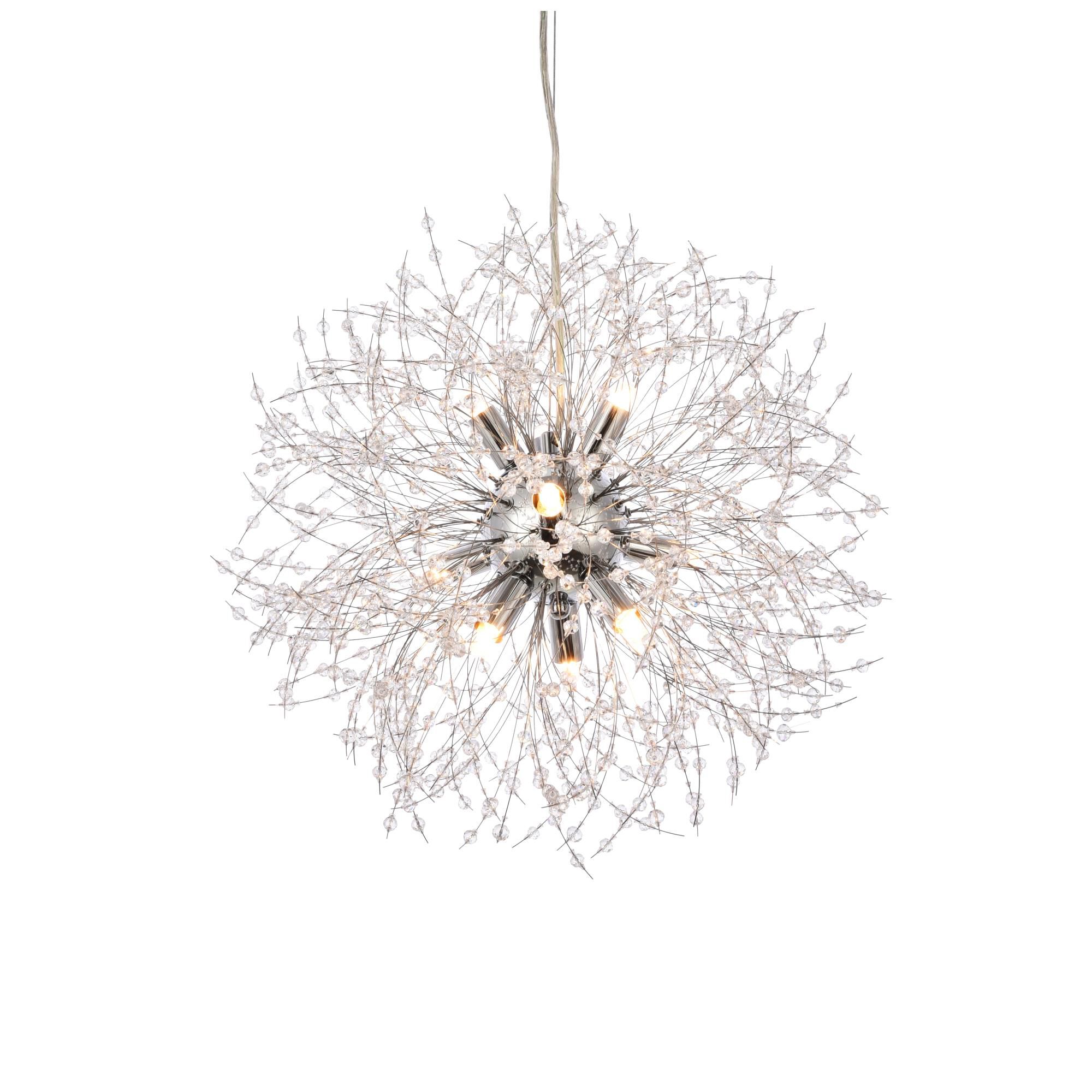 Shown in Chrome finish and Clear Royal Cut crystal