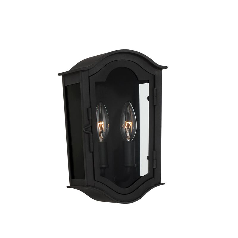 Houghton Hall 11 Inch Tall 2 Light Outdoor Wall Light by Minka Lavery - Clearance