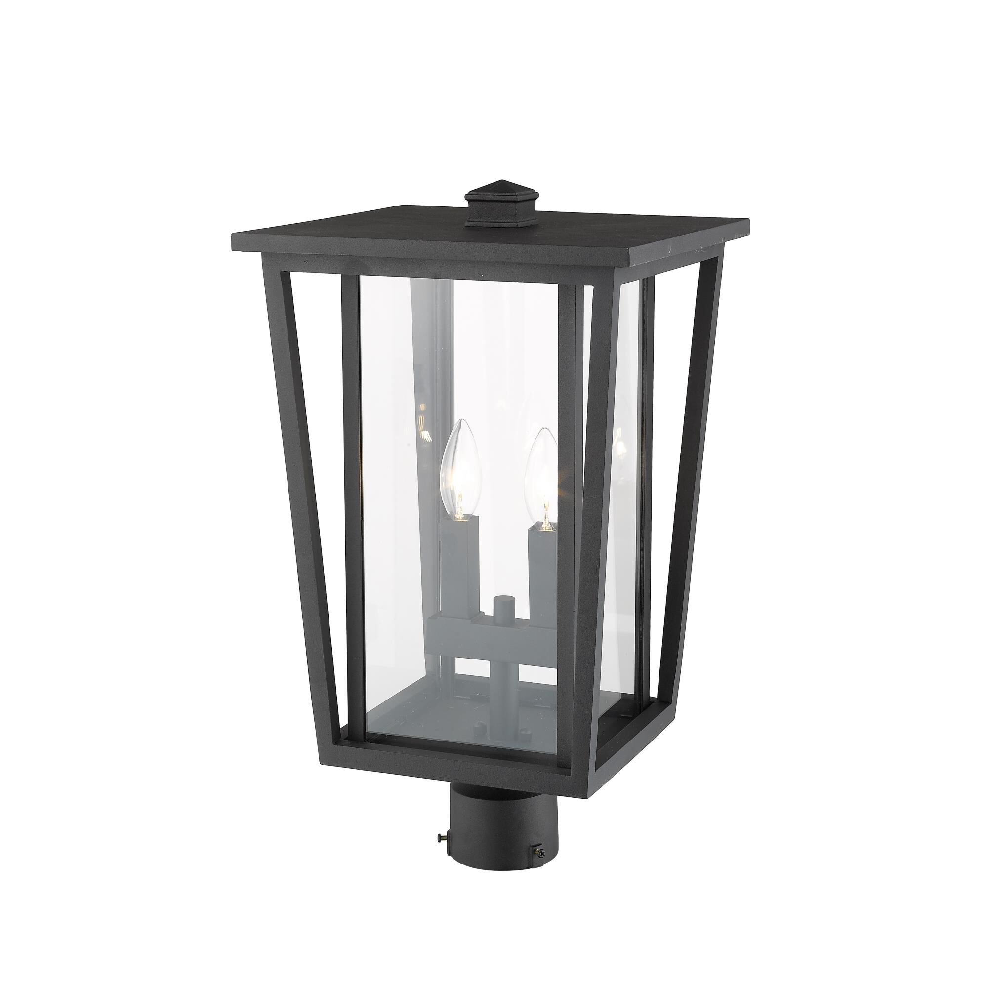 Seoul 19 Inch Tall 2 Light Outdoor Post Lamp by Z-Lite - Clearance