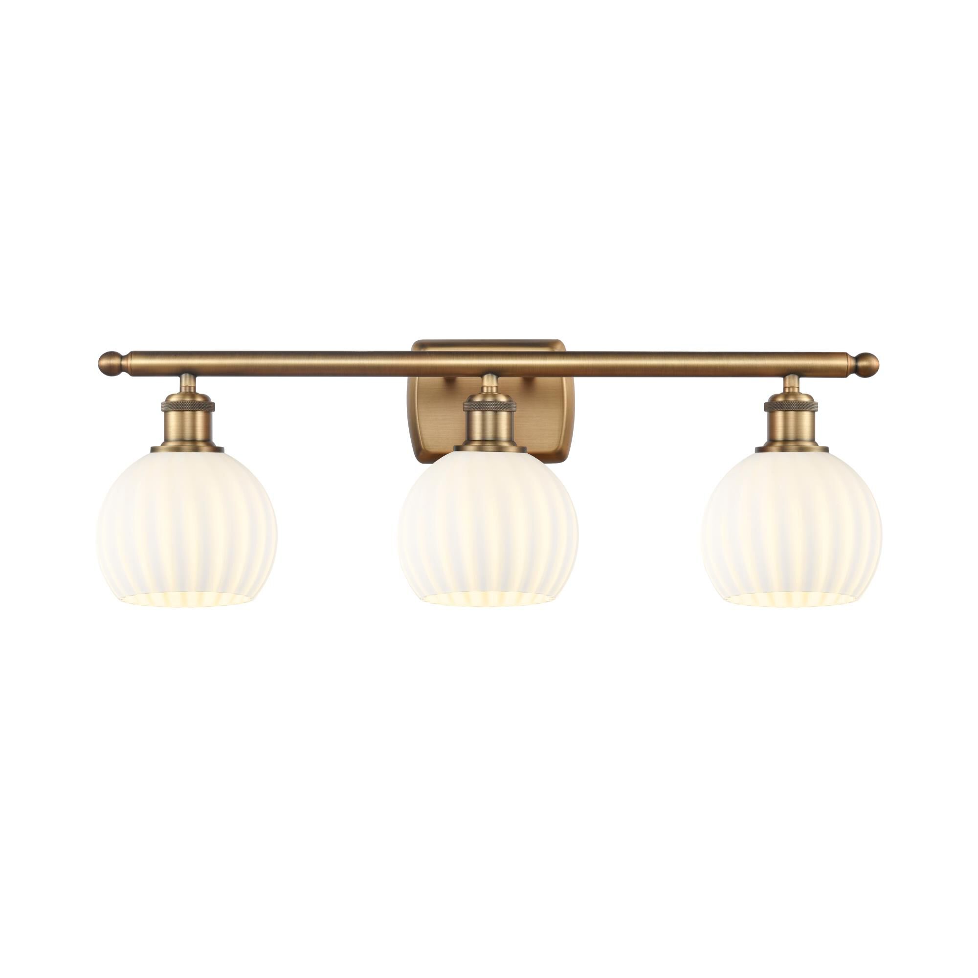 Bruno Marashlian White Venetian 26 Inch Bath Vanity Light by Innovations Lighting