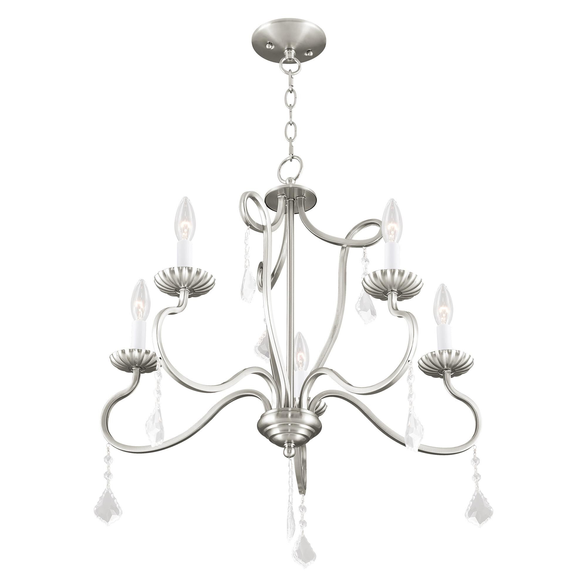 Shown in Brushed Nickel finish