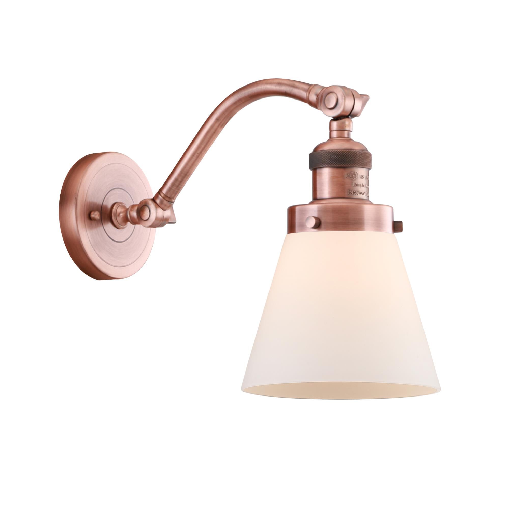 Bruno Marashlian Small Cone 11 Inch Wall Sconce by Innovations Lighting