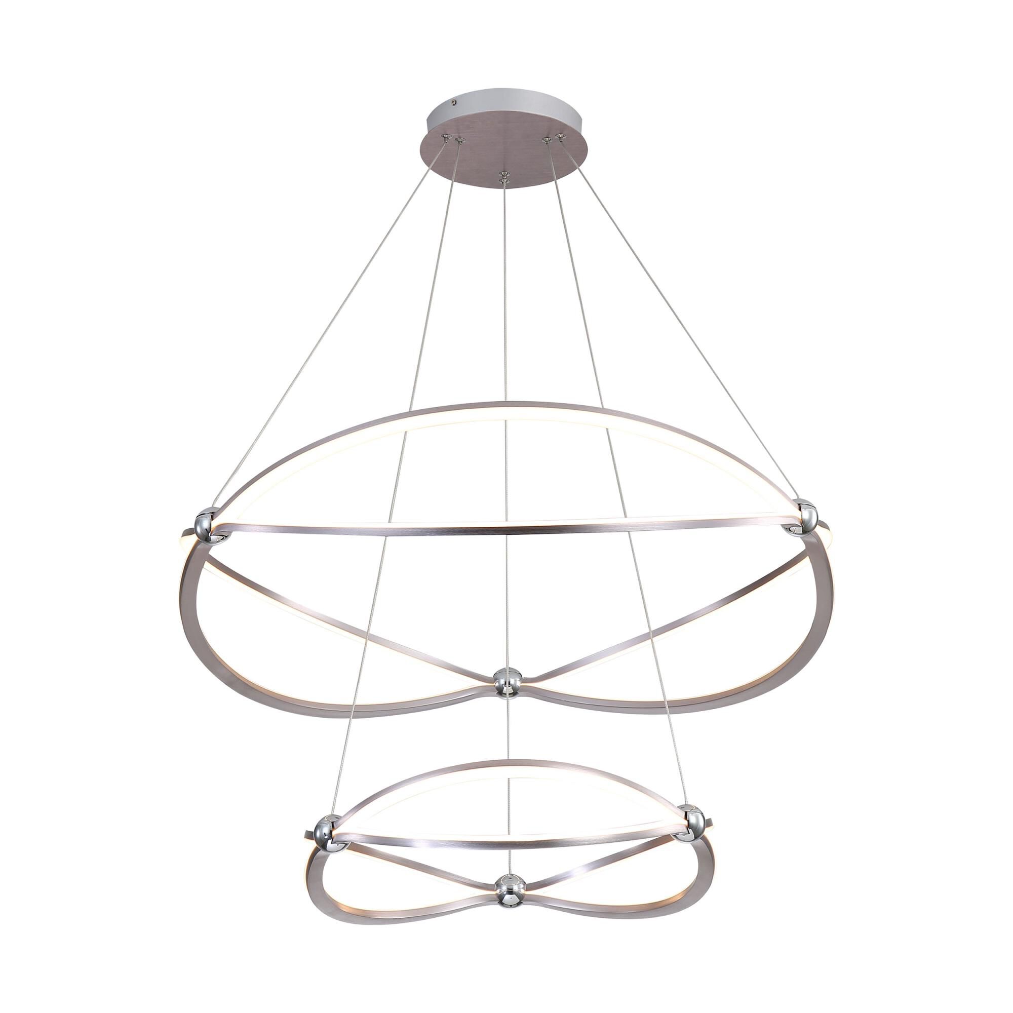 Spirale 32 Inch Chandelier by Golden Lighting