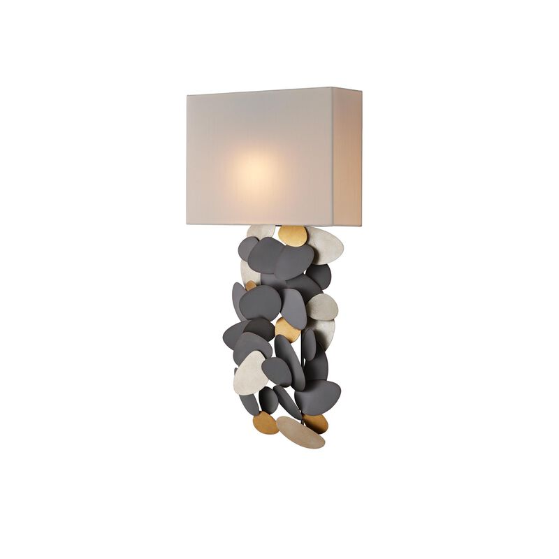 Hiroshi Koshitaka Moon 14 Inch Wall Sconce by Currey and Company