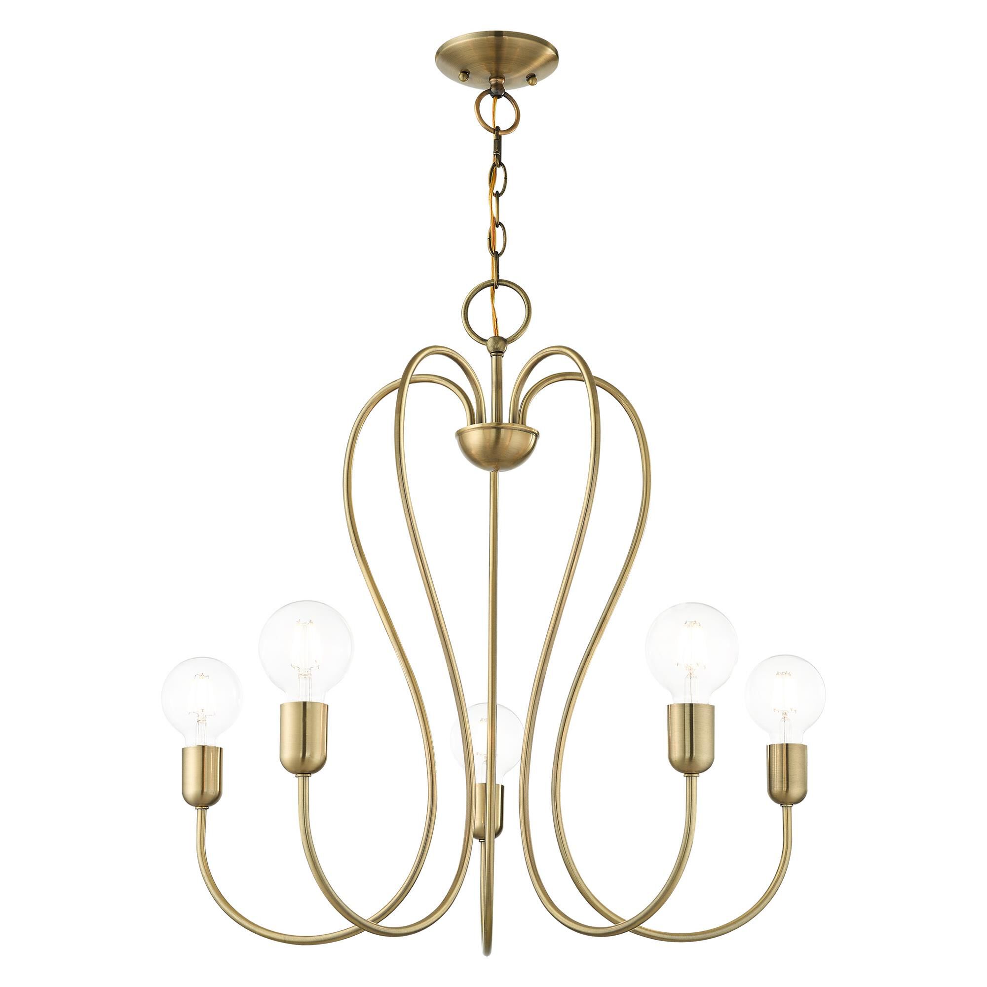 Shown in Antique Brass finish